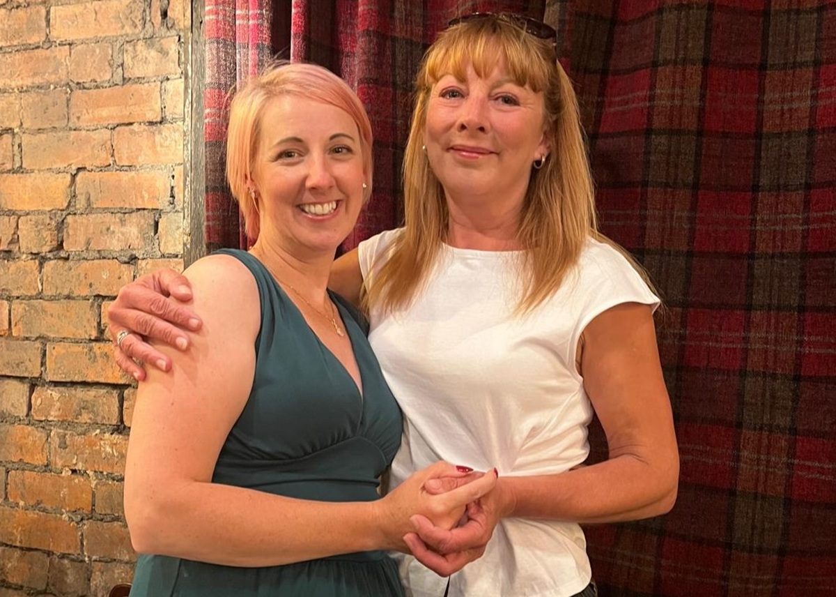 Retiring Belmayne financial planner Cathy Smith, right, with Melanie Shaw, left, who has taken on her clients