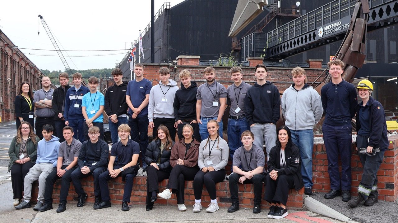 New apprentices starting at Sheffield Forgemasters in 2026
